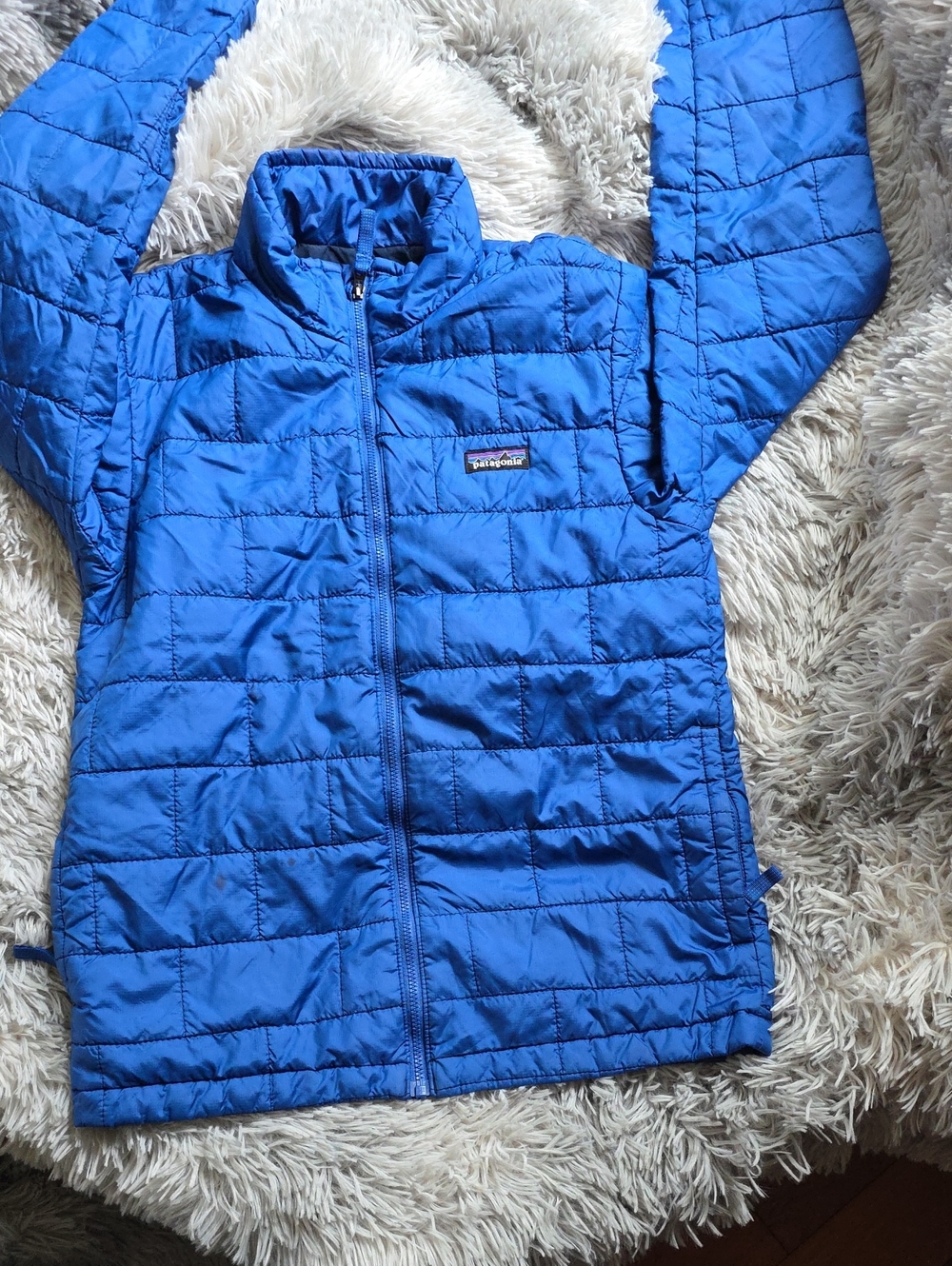 Patagonia Bright Blue Quilted Jacket